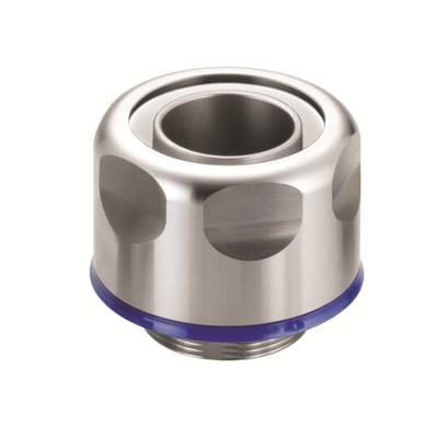 ABB Straight, Conduit Fitting, 20mm Nominal Size, M20, Stainless Steel, Metallic