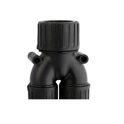 Flexicon Reducer, Conduit Fitting, 21mm Nominal Size, 17mm, Nylon, Black