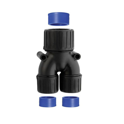 Flexicon Reducer, Conduit Fitting, 21mm Nominal Size, 17mm, Nylon, Black
