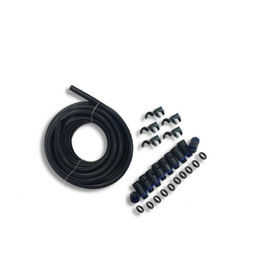 Flexicon Straight Connector, Conduit Fitting, 21mm Nominal Size, M20, Nylon, Black