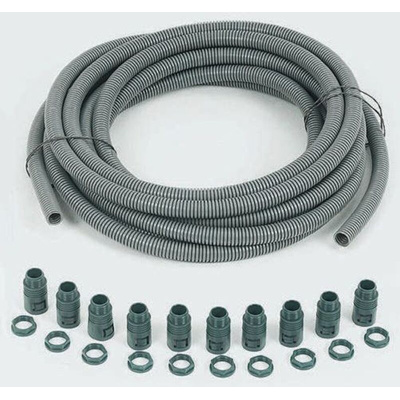 Adaptaflex Flexible Contractor Pack Conduit, 20mm Nominal Diameter, Plastic, Grey