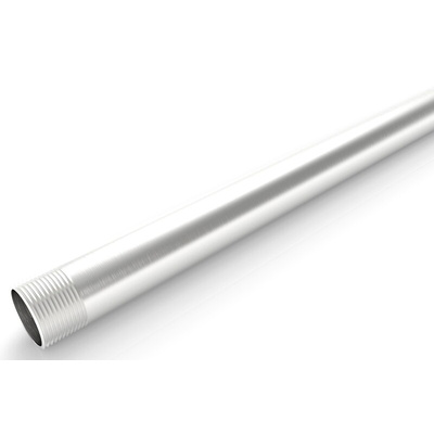 RS PRO Rigid Conduit, 25mm Nominal Diameter, Stainless Steel, Silver