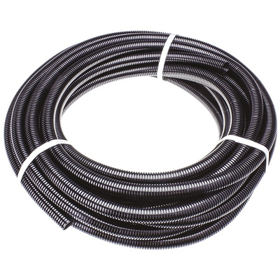 RS PRO Flexible Contractor Pack Conduit, 20mm Nominal Diameter, Plastic, Black