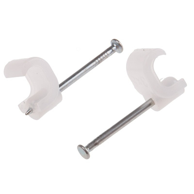 RS PRO Natural PE Cable Clip