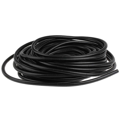 RS PRO Flexible Conduit, 16mm Nominal Diameter, Plastic, Black