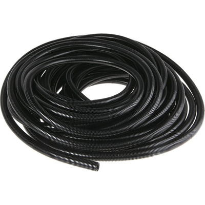 RS PRO Flexible Conduit, 20mm Nominal Diameter, Plastic, Black
