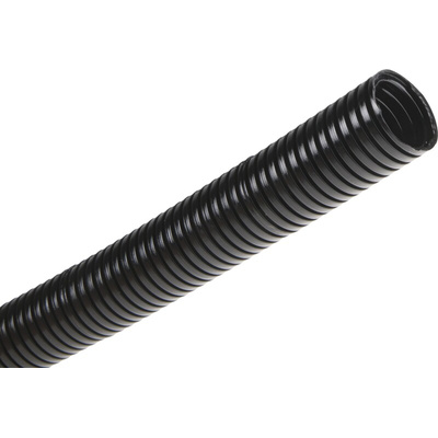 RS PRO Flexible Conduit, 20mm Nominal Diameter, Plastic, Black