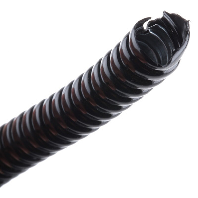 RS PRO Flexible Conduit, 12mm Nominal Diameter, Galvanised Steel, Black