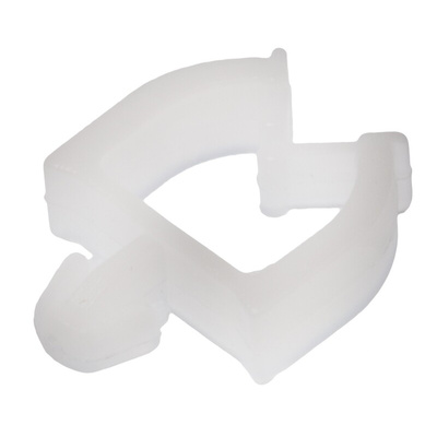 RS PRO White Nylon Wire Saddle, 6.4mm Max. Bundle