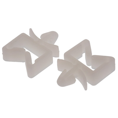 RS PRO Natural Nylon Wire Saddle, 4.8mm Max. Bundle
