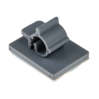 RS PRO Grey Nylon Cable Clamp, 7mm Max. Bundle