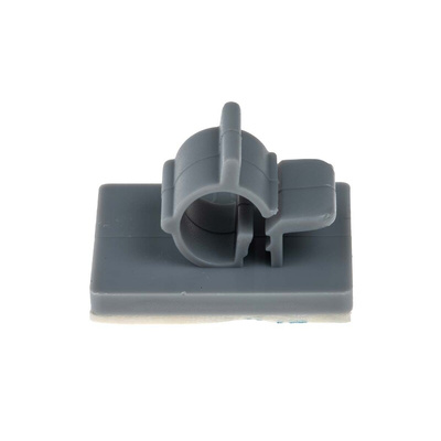 RS PRO Grey Nylon Cable Clamp, 7mm Max. Bundle