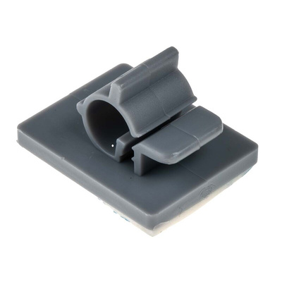 RS PRO Grey Nylon Cable Clamp, 7mm Max. Bundle