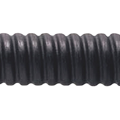 Adaptaflex Flexible Conduit, 20mm Nominal Diameter, Galvanised Steel, Black