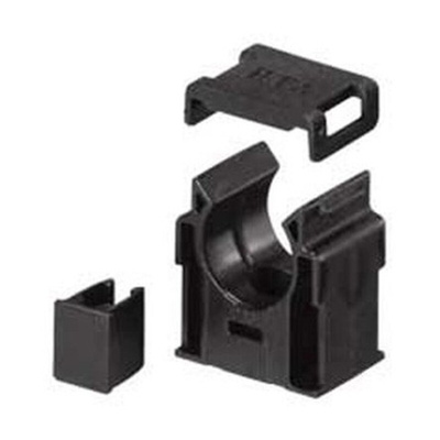 Legrand Snap Fixing Base, Conduit Fitting, 6mm Nominal Size, PA 6.6, Black