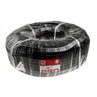 RS PRO Flexible, Split Conduit, 20mm Nominal Diameter, Plastic, Black