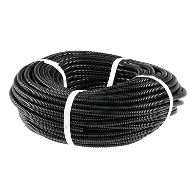Flexicon Flexible Conduit, 10mm Nominal Diameter, Plastic, Black