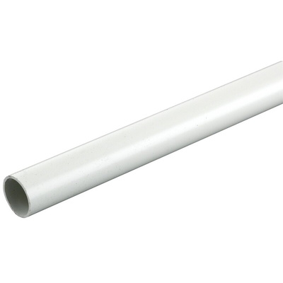 RS PRO Rigid Conduit, 20mm Nominal Diameter, PVC, White