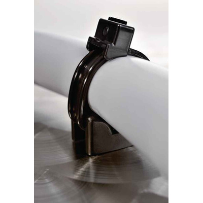 HellermannTyton Self Adhesive Black Cable Tie Mount 14.5 mm x 25mm, 8mm Max. Cable Tie Width