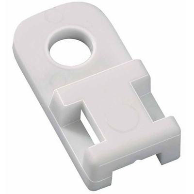 HellermannTyton Natural Cable Tie Mount 10.2 mm x 20.4mm, 4.6mm Max. Cable Tie Width