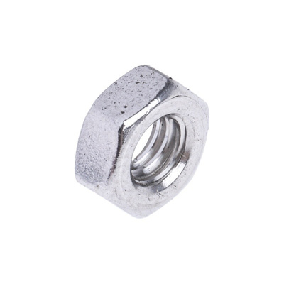 RS PRO Stainless Steel, Hex Nut, M4