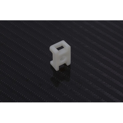 RS PRO White Cable Tie Mount 16 mm x 23mm, 9mm Max. Cable Tie Width