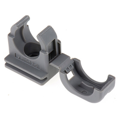 PMA Grey Nylon Conduit Clip, 16mm Max. Bundle