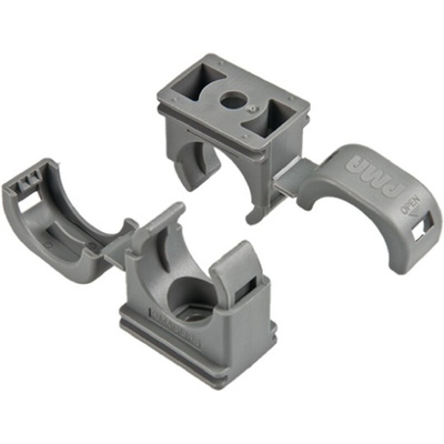 PMA Grey Nylon Conduit Clip, 20mm Max. Bundle