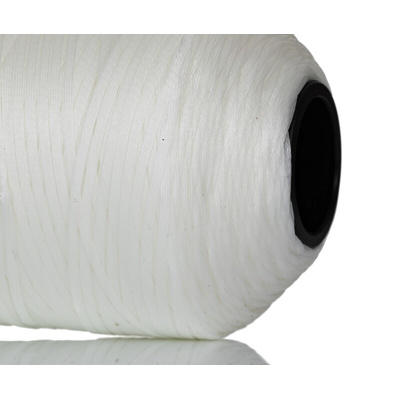 Alpha Wire Lacing Cord White PET 2.16 mm x 457.2m