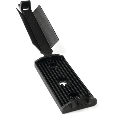 HellermannTyton Black Nylon Flat Ribbon Clip, 80mm Max. Bundle
