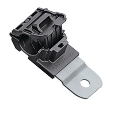 HellermannTyton Black Nylon Ratchet P Clamp, 19.5mm Max. Bundle