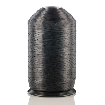 Alpha Wire Lacing Cord Black PET 2.16 mm x 457.2m