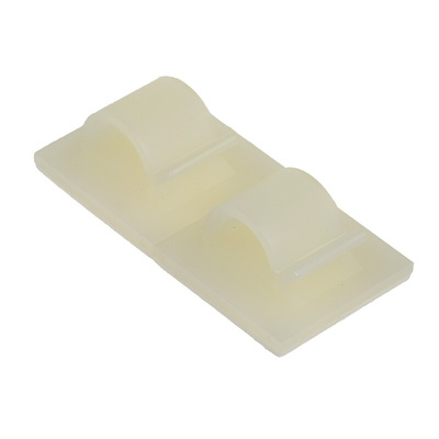 HellermannTyton Natural Nylon Cable Clip, 8mm Max. Bundle