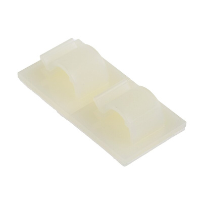 HellermannTyton Natural Nylon Cable Clip, 8mm Max. Bundle