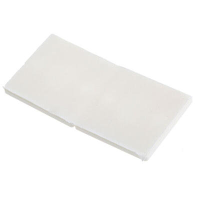 HellermannTyton Self Adhesive White Cable Tie Mount 28 mm x 28mm, 5.4mm Max. Cable Tie Width