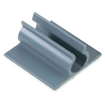 Essentra Grey PVC Cable Clamp, 12.7mm Max. Bundle