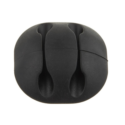 RS PRO Black PVC Cable Retainer