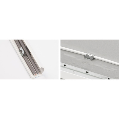 RS PRO Natural Steel Cable Clip, 20mm Max. Bundle