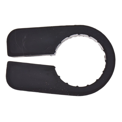 RS PRO Black PE Cable Clip, 17.8mm Max. Bundle