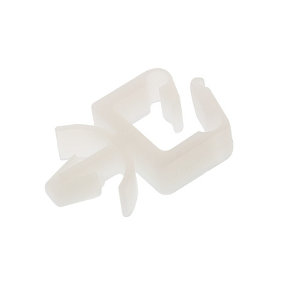 HellermannTyton Natural Nylon Cable Clip, 5.5mm Max. Bundle