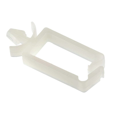 HellermannTyton Natural Nylon Cable Clip, 11mm Max. Bundle