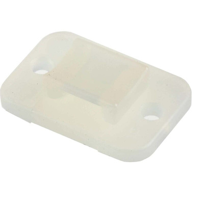 HellermannTyton Natural Cable Tie Mount 14 mm x 20mm, 4mm Max. Cable Tie Width