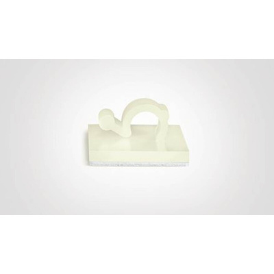 HellermannTyton Natural Nylon Cable Clip, 3mm Max. Bundle
