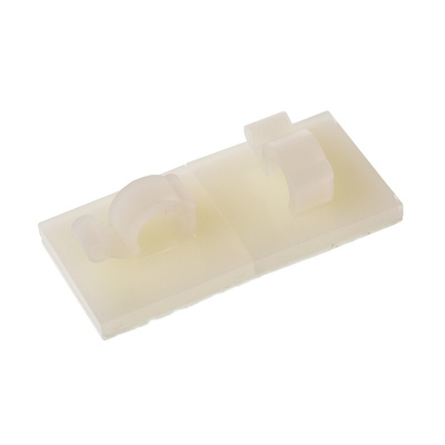 HellermannTyton Natural Nylon Cable Clip, 6mm Max. Bundle