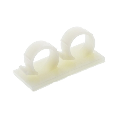 HellermannTyton Natural Nylon Cable Clip, 18mm Max. Bundle