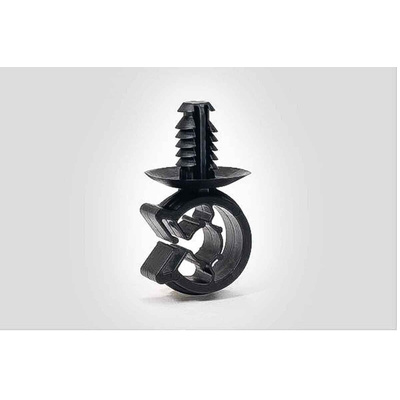HellermannTyton Black Nylon Cable Clip, 7.6mm Max. Bundle