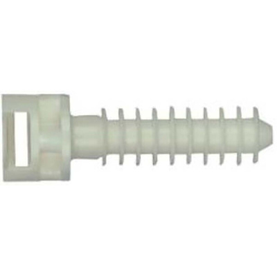 MECATRACTION White Cable Tie Mount