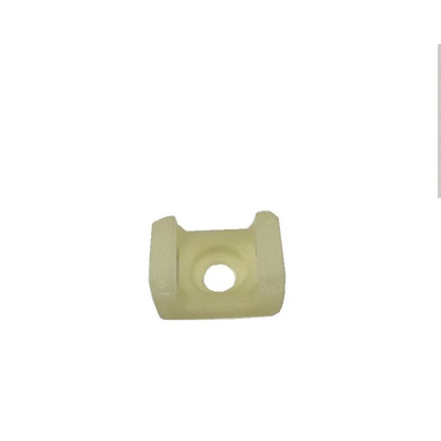 Natural Cable Tie Mount 10 mm x 15mm, 5.1mm Max. Cable Tie Width