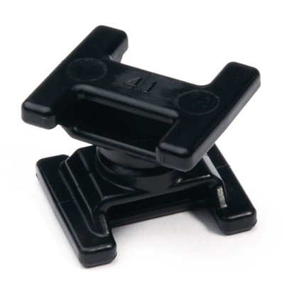 HellermannTyton Black Nylon Adjustable Clip, 76mm Max. Bundle