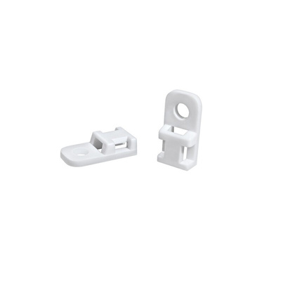 HellermannTyton White Polyamide 6.6 (PA66) Screw Fixing Mount